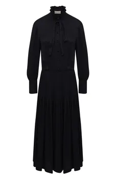 Шелковое платье Saint Laurent