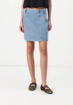 Мини-юбка MSCHELIDA ADA SKIRT - Denim skirt MSCH Copenhagen, светло-голубой