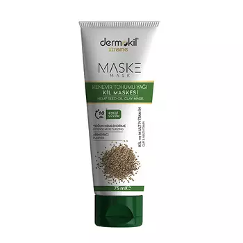 DERMOKIL Маска из глины с маслом семян конопли Hemp Seed Oil Clay Mask