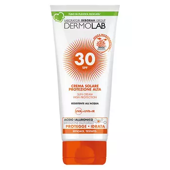 DEBORAH DERMOLAB Cолнцезащитный крем для лица и тела Sun Cream High Protection Spf 30