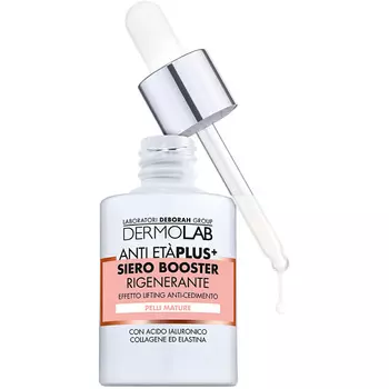 DERMOLAB DEBORAH Сыворотка-бустер для лица и шеи восстанавливающая Dermolab Anti-Eta Plus+ Regenerating Face And Neck Booster Serum