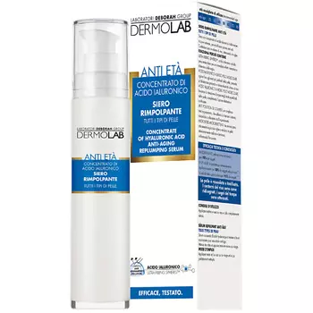DERMOLAB DEBORAH Сыворотка-концентрат антивозрастная с гиалуроновой кислотой Dermolab Anti-aging Replumping Serum Concentrate Of Hyaluronic Acid
