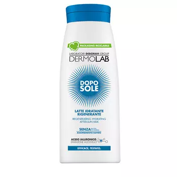 DEBORAH DERMOLAB Молочко после загара восстанавливающее увлажняющее Regenerating Hydrating After-Sun Milk