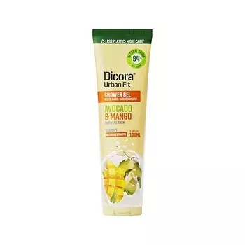 DICORA URBAN FIT Гель для душа Манго и авокадо