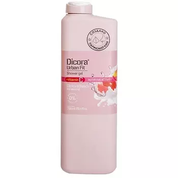 DICORA URBAN FIT Dicora Urban Fit Гель для душа Vitamin C Citrus & Peach (цитрус и персик) 750.0