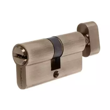Цилиндр ключ/вертушка 30x30 бронза, 60 C BK AB