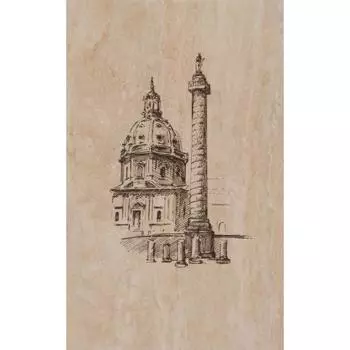 Декор «Efes coliseum-2 Columna» 25x40 см цвет бежевый