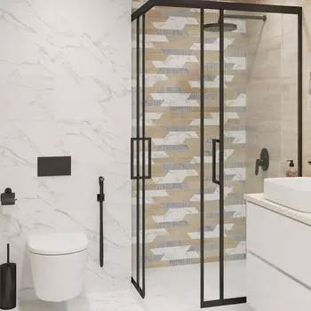 Керамогранит LB Ceramics Калакатта 30x60 см 1.44 м матовый цвет белый полосы
