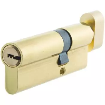Цилиндр Standers ключ/вертушка 30х50 золото, TT-CANB3050GD