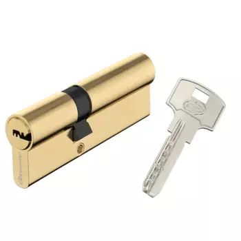 Цилиндр Standers TTAL1-3555GD, 35x55 мм, ключ/ключ, цвет латунь