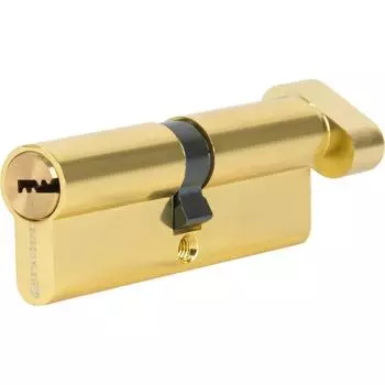 Цилиндр Standers TTAL1-4545NBGD, 45x45 мм, ключ/вертушка, цвет латунь