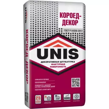 Декоративная штукатурка Unis Короед-декор 25 кг