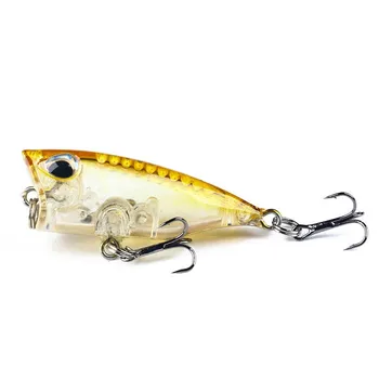 1шт Hengjia Mini Topwater Popper Bait Пластиковые бионические воблер Рыболовные снасти
