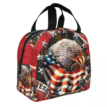 Обеденная сумка Eagle USA, портативная Термосумка из алюминиевой фольги для мужчин и женщин