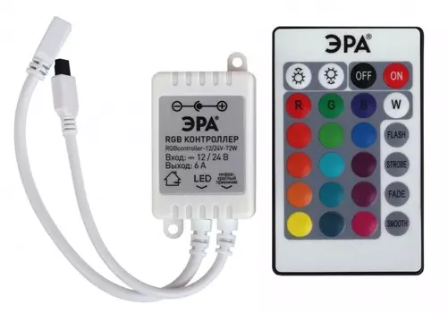 Контроллер ЭРА RGBcontroller-12/24V-72W/144W Б0043442