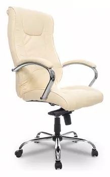 Кресло для руководителя King M EC-370 PU Beige Everprof 202371, EC-370 PU Beige