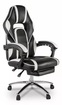 Кресло игровое MF-2012-wf Меб-фф 405852, MF-2012-wf black white