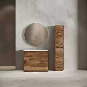 Мебель для ванной Sancos Libra Floor 100 см напольная, 2 ящика, дуб чарльстон