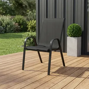 Стул садовый Almi GS032 55x73x91 см сталь цвет антрацит