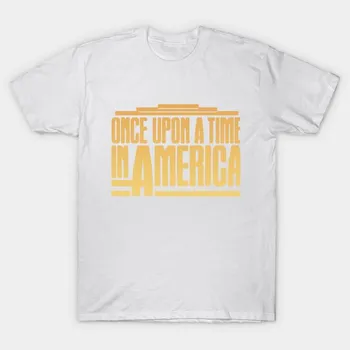 T Shirt Women Once Upon A Time In America 1984 Harajuku Print Kawaii Tshirt Summer Short Sleeve Female T-Shirt Top Tee S белый