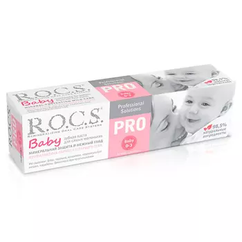 R.O.C.S. Зубная паста Минеральная защита и нежный уход 0-3 лет 45.0