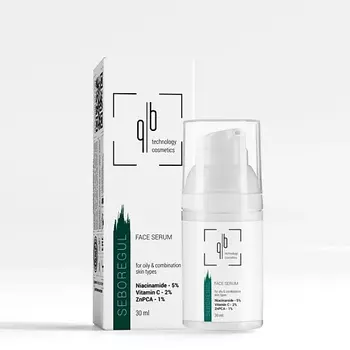 QB TECHNOLOGY COSMETICS Сыворотка для лица с ниацинамидом и стабильным витамином С 30.0