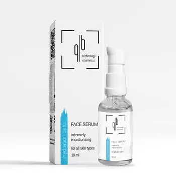 QB TECHNOLOGY COSMETICS Сыворотка для лица с гиалуроновой кислотой для интенсивного увлажнения 30.0