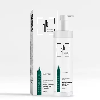 QB TECHNOLOGY COSMETICS Тоник для лица с азелоглицином и салициловой кислотой 200.0