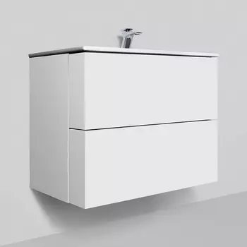 Тумба с раковиной Am.Pm Spirit V2.0 80 белый глянец