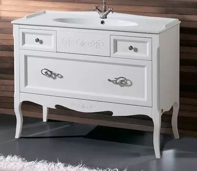 Тумба с раковиной Bagno Piu Moretta Белый матовый
