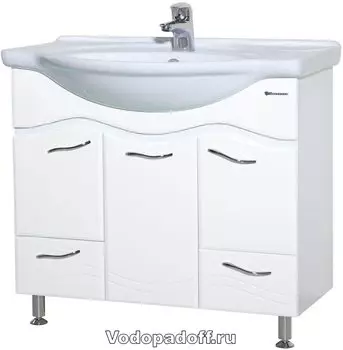 Тумба с раковиной Bellezza Мари 75, белый