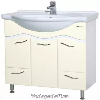 Тумба с раковиной Bellezza Мари 75, бежевый