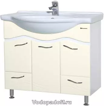 Тумба с раковиной Bellezza Мари 85, бежевый