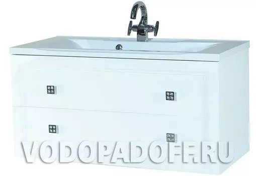 Тумба с раковиной Bellezza Милан 100, белый