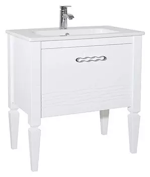 Тумба с раковиной Bellezza Мираж 80, белый