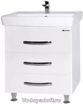 Тумба с раковиной Bellezza Рокко 60 напольная, белый