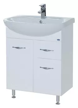 Тумба с раковиной Bellezza Стелла 65 с 1 ящиком
