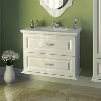 Тумба с раковиной Edelform Mero 80, белый