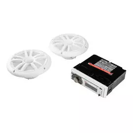 Морская аудиосистема 1DIN BOSS MCK508WB.6 (комплект2) MCK508WB.6