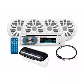 Морская аудиосистема 1DIN BOSS MCK508WB.6 (комплект4+MRC5) MCK508WB.64S