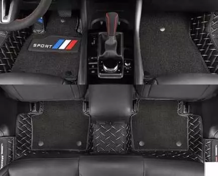 Коврики в салон, полиуретановые, черные XHF-F168 XHF00103 Mazda CX-30 2020-