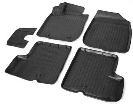 Коврики в салон Rival полиуретан черный 14701001 Renault Duster (1G) 2010-