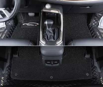 Коврики в салон с текстильными вставками (черные) Tielda TLD00102 для Haval Jolion (Джолион) 2021-