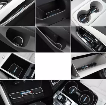 Коврики в салонные ниши (люминесцентные) Point Bin PNT00378 для Hyundai Tucson (4G) 2021-