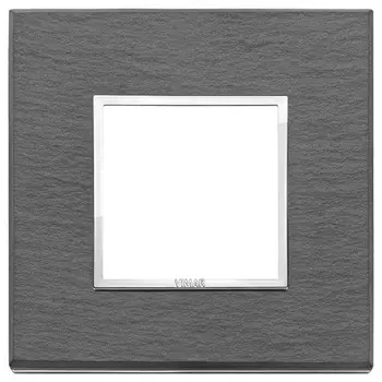 21642.52 Рамка Eikon Evo сланец 2 модуля Vimar
