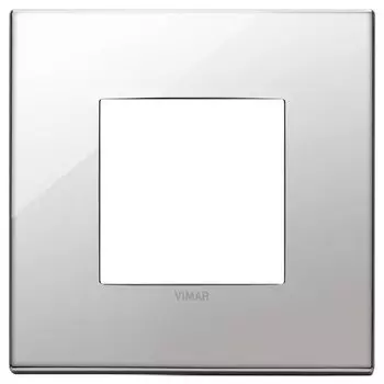 22642.81 Рамка Eikon EXE Никель 2-модульная Vimar