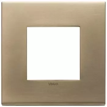 22642.85 Рамка Eikon EXE Античное золото 2-модульная Vimar