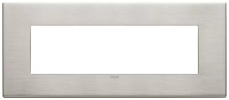 22657.11 Рамка Eikon EXE Никель матовый 7-модульная Vimar