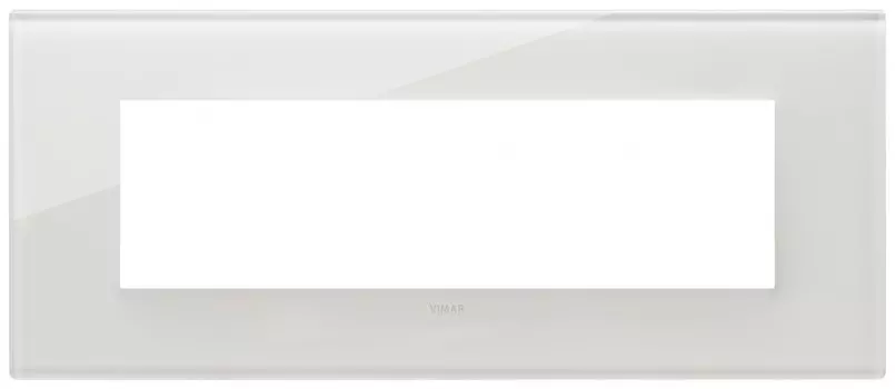 22657.71 Рамка Eikon EXE Белый латте 7-модульная Vimar
