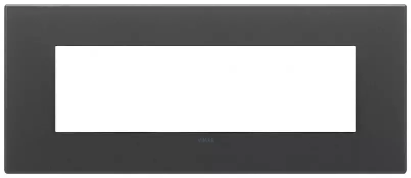 22657.73 Рамка Eikon EXE Черный матовый 7-модульная Vimar